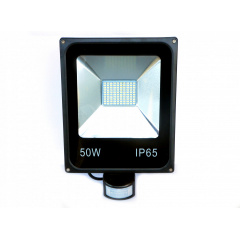 Прожектор с датчиком движения Brille LED IP65 50W HL-13 Черный L123-020 Львов