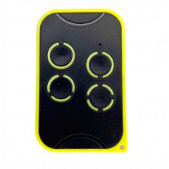 Универсальный пульт-дубликатор для низких частот РТ 27-40MHz черный с желтыми кнопками Николаев