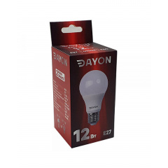 Светодиодная лампа DAYON A60 12W 4100K E27 (EMT-1706) Київ