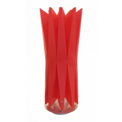 Настольная лампа в современном стиле декоративная Brille 40W KL-203 Красный Львов