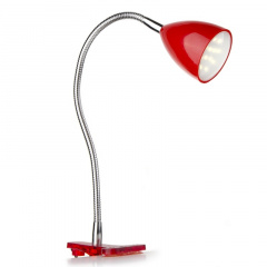 Настольная лампа LED в современном стиле на прищепке Brille 1.8W MTL-22 Хром Ровно