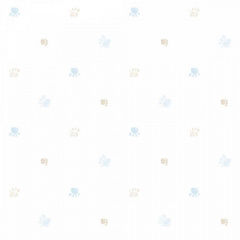 Паперові дитячі шпалери ICH Dandino Lullaby 228-1 0.53 х 10.05 м Білий Київ