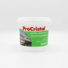 Краска акриловая фасадная Ирком ProCristal Fasad-Standart IP-131 1 л Белый Краматорск