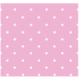 Паперові дитячі шпалери ICH Coconet 565-1 Рожевий з білим