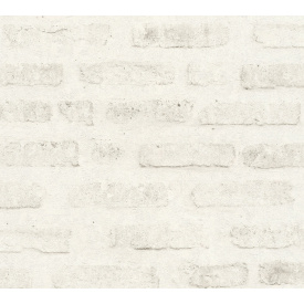 Вінілові шпалери на флізеліновій основі A.S.Creation New Walls 37422-2 Білий-Сірий