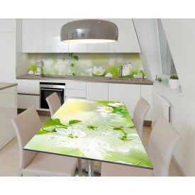 Наклейка 3Д вінілова на стіл Zatarga «Мисливець за нектаром» 600х1200 мм для будинків, квартир, столів, кав'ярень,