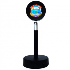 Проекційна настільна LED лампа RIAS Sunset Lamp YY-8086 "Захід сонця" USB 7W (3_01498)