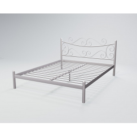 Кровать двухспальная BNB AzalyaDesign 140х190 бело-серый