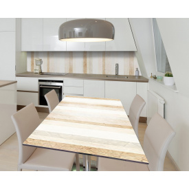 Наклейка 3Д виниловая на стол Zatarga «Вертикальный мрамор» 650х1200 мм для домов, квартир, столов, кофейн,