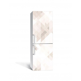 Наклейка на холодильник Zatarga «Пастельный треугольник» 650х2000 мм виниловая 3Д наклейка декор на кухню