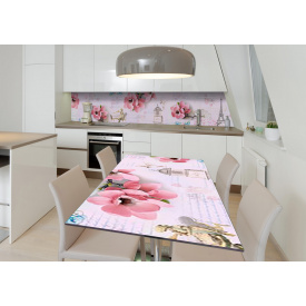 Наклейка 3Д виниловая на стол Zatarga «Старинные письма» 650х1200 мм для домов, квартир, столов, кофейн, кафе