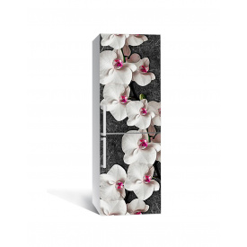 Наклейка на холодильник Zatarga «Идеальные орхидеи» 650х2000 мм виниловая 3Д наклейка декор на кухню