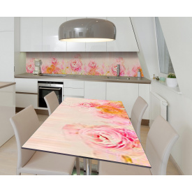 Наклейка 3Д вінілова на стіл Zatarga «Пишне цвітіння» 600х1200 мм (Z182191st)