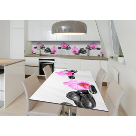 Наклейка 3Д виниловая на стол Zatarga «Медитация во сне» 650х1200 мм для домов, квартир, столов, кофейн, кафе