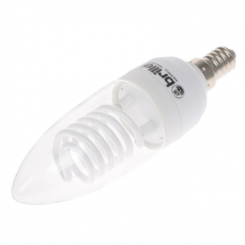 Лампа энергосберегающая Brille Стекло 7W Белый 126917