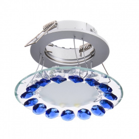 Декоративный точечный светильник Brille 20W HDL-G133 Синий 162306