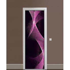 Наклейка на дверь Zatarga «Невидимые звуки» 650х2000 мм виниловая 3Д наклейка декор самоклеящаяся