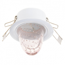 Декоративный точечный светильник Brille 20W HDL-G58 Розовый 167010