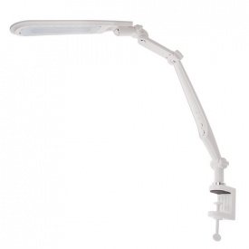 Настольная лампа LED в современном стиле на струбцине Brille 10W SL-61 Белый