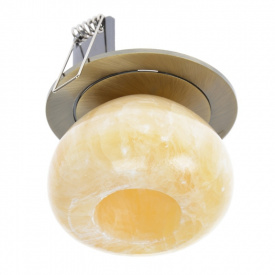 Декоративный точечный светильник Brille 20W HDL-G123 Желтый 163999