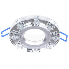 Декоративный точечный светильник Brille HDL-G19 Хром L13-041
