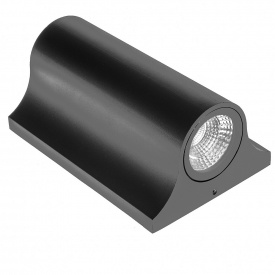 LED подсветка Brille Пластик 6W AL-231 Черный 34-193