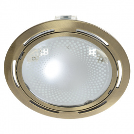 Светильник потолочный встроенный Brille 150W DL-09 Золотистый