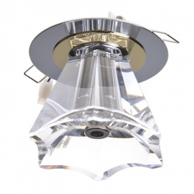 Декоративный точечный светильник Brille 20W HDL-G134 Хром 162291