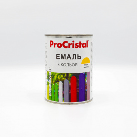 Эмаль цветная акриловая Ирком ProCristal IР-116 Желтый RAL 1018 0.8 л