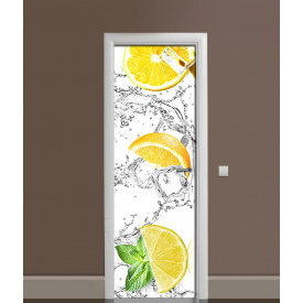 Наклейка на дверь Zatarga "Долька Лимона" 650х2000 мм