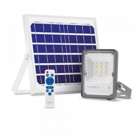 Прожектор на солнечной батарее Videx VL-FSO-205-S 10 Вт 5000 K Сенсорный (26170)