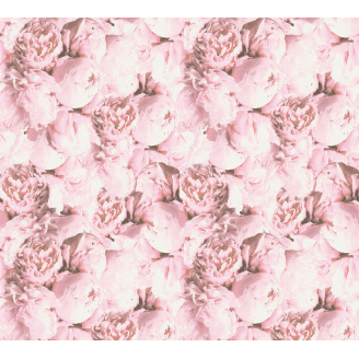 Вінілові шпалери на флізеліновій основі A.S.Creation Mixed 37658-2 Рожевий-Білий
