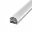 Профиль алюминиевый для светодиодной ленты 2м Brille BY-040 Белый 33-501 Южноукраїнськ