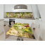 Наклейка 3Д виниловая на стол Zatarga «Поля Бордо» 600х1200 мм для домов, квартир, столов, кофейн, кафе Киев