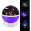 Нічник куля проектор обертається зоряне небо дитячий Star Master Dream QDP01 куля Purple (gr006653) Київ
