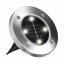 Уличный светильник садовый на солнечной батарее Solar Disk Lights 5050 Серый (210096) Новояворовск