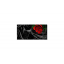Наклейка виниловая на стол Zatarga "Черный шелк и красные розы" 600х1200 мм Киев