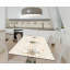 Наклейка 3Д виниловая на стол Zatarga «Венецианка» 650х1200 мм для домов, квартир, столов, кофейн, кафе Ровно