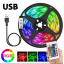Cветодиодная USB, Bluetooth лента RGB 5050 D7572 для фоновой подсветки HMD 5 метров 136-13127960 Киев