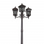 Уличный фонарь в классическом стиле Brille 60W GL-73 Коричневый Каменское