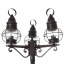Уличный фонарь Brille 60W GL-100 Черный 3 источника света Ужгород