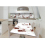 Наклейка 3Д вінілова на стіл Zatarga «Молочний шоколад» 600х1200 мм для будинків, квартир, столів, кафе Київ