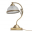 Настольная лампа барокко декоративная Brille 60W BKL-338 Латунь Житомир
