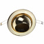 Поворотный точечный светильник Brille 60W Рыбий глаз Латунь 161012 Тернопіль