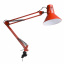 Настольная лампа в современном стиле для офиса Brille 40W MTL-07 Красный Миколаїв