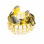 Декоративный точечный светильник Brille HDL-G200 Золотистый L13-061 Суми