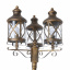 Уличный фонарь Brille 60W GL-102 Черный корпус, 3 источника света Запорожье