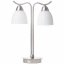 Настольная лампа минимализм декоративная Brille BKL-511 Хром Ровно