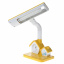 Настольная лампа с часами для детской Brille 11W TP-008 Желтый Житомир