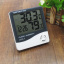 Цифровой термогигрометр Adenki HTC-1 с часами Белый (46-920110915) Борисполь